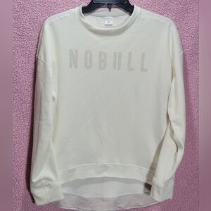 NOBULL Cream Sweatshirt Size XL